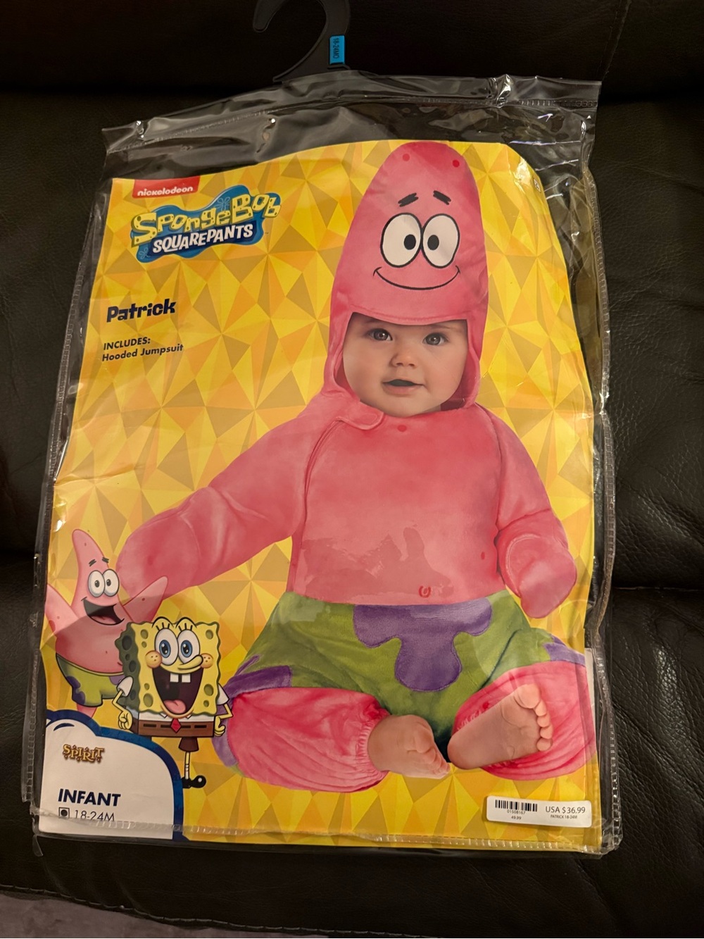 Nickelodeon SpongeBob SquarePants Patrick Costume -  size 18-24 months